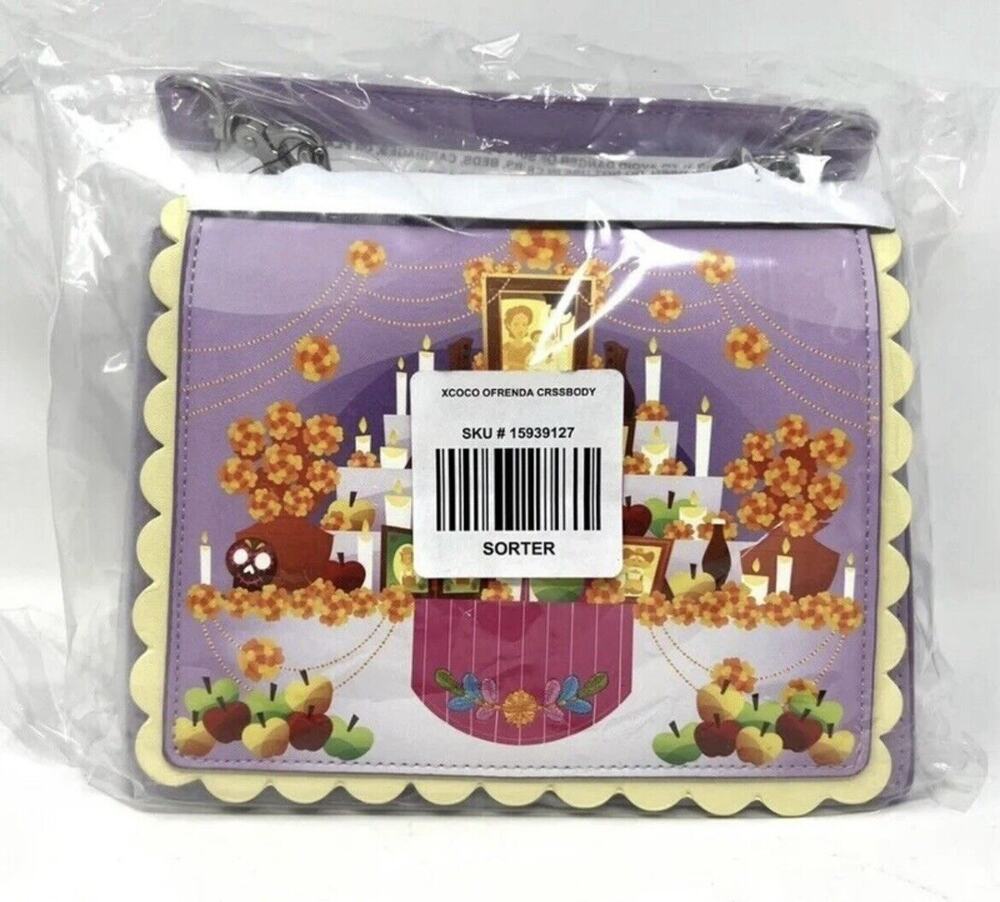 Loungefly Dia de Los Muertos Handbag Bag Crossbody Coco Ofrenda Disney